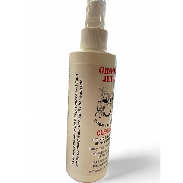 Used Groove Juice Brand New Bottle Cymbal Cleaner
