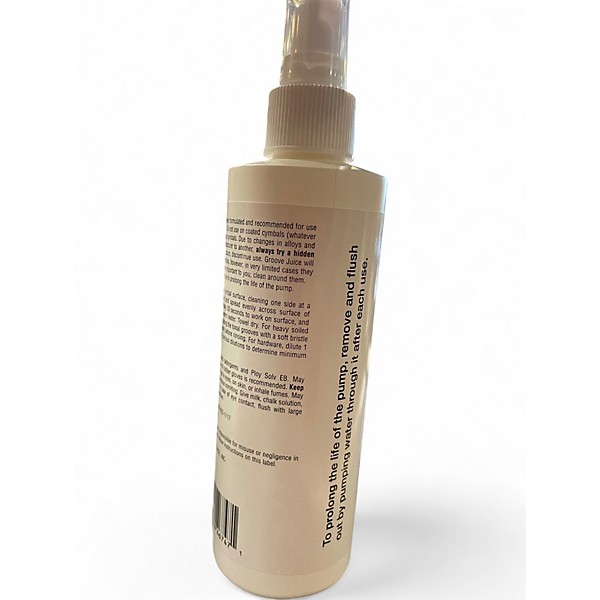 Used Groove Juice Brand New Bottle Cymbal Cleaner