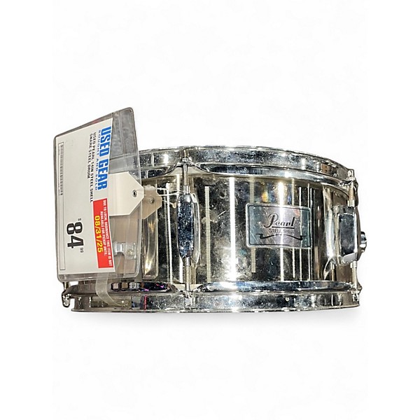 Used Pearl 14in Steel Shell Snare Steel Drum