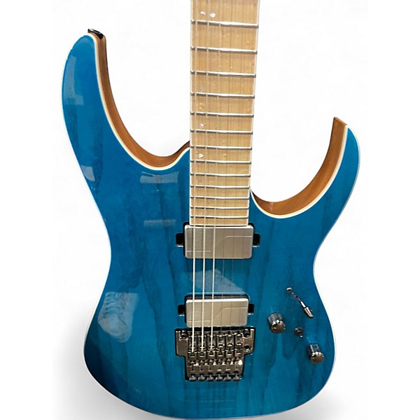 Used 2024 Ibanez RG5120M FROZEN OCEAN Solid Body Electric Guitar
