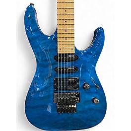 Used ESP MH103QMA BLUE Solid Body Electric Guitar