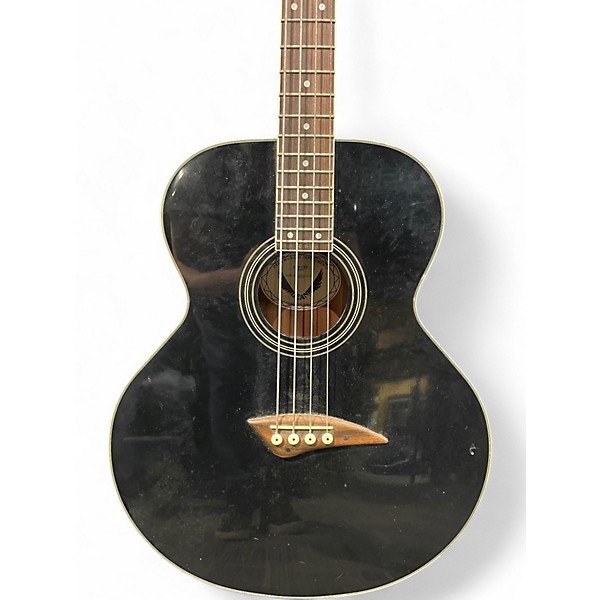 Used Dean EAB CBK Black Acoustic Bass Guitar
