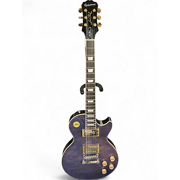 Used Epiphone Les Paul 1960's Tribute Plus Velvet Blue Solid