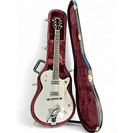 Used Gretsch Guitars G6129T-59 VINTAGE SELECT '59 SILVER JET WITH BIGSBY Silver Sparkle Solid Body Electric Guitar