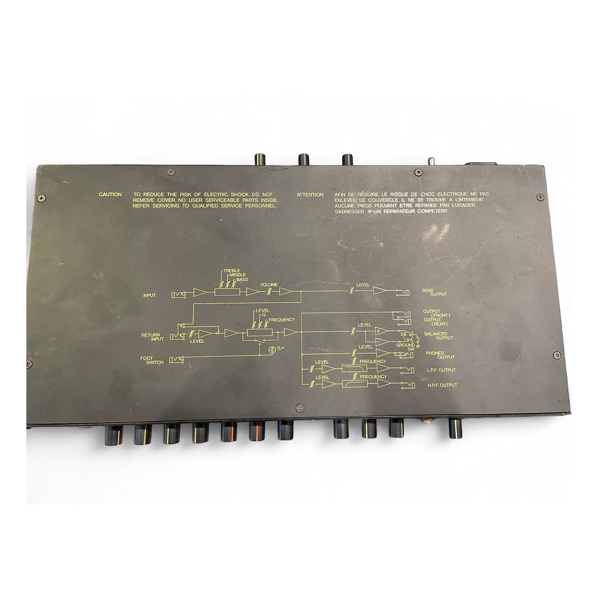 YAMAHA ベースプリアンプ PB1 Yamaha PB1 Bass Preamp – Tested Inputs/Headphone – No Power