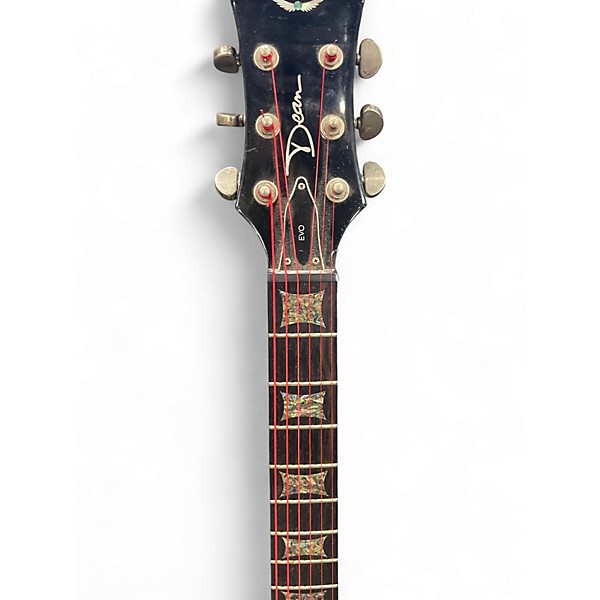 Used Dean EVO Tiger Eye Solid Body Electric Guitar