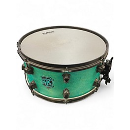 Used SJC 14X6.5 PATHFINDER MIAMI TEAL Drum