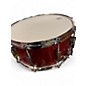 Used Pork Pie 6.5X14 Little Squealer Snare Candy Apple Red Drum