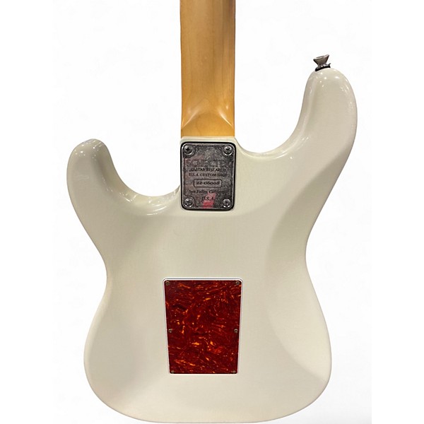 Used Schecter Guitar Research USA Traditional HSS White Solid Body Electric Guitar