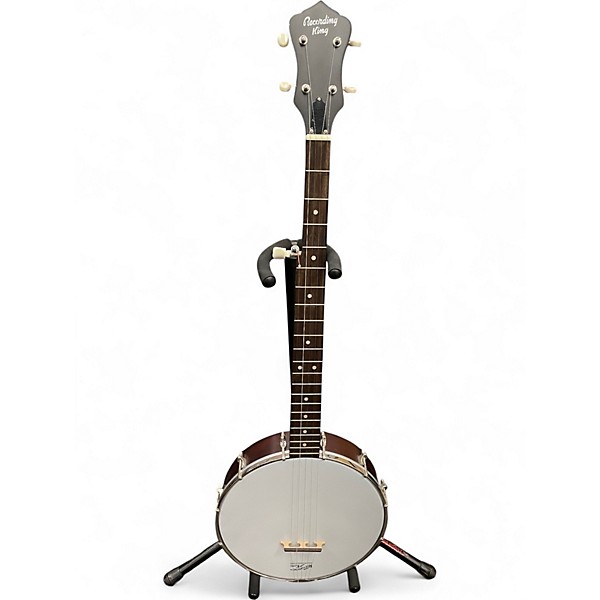 Used Recording King rko-3s Red Banjo