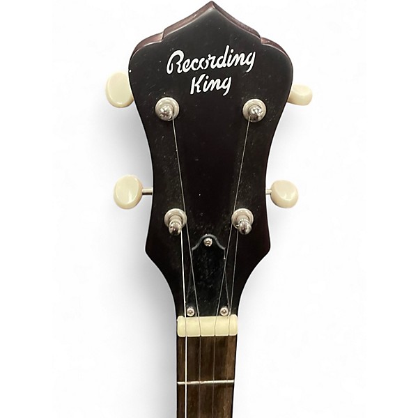 Used Recording King rko-3s Red Banjo