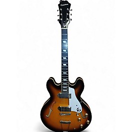 Used Epiphone Casino Vintage Sunburst Hollow Body Electric Guitar