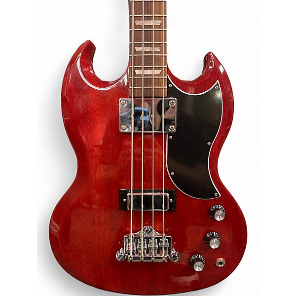 Used Gibson SG Bass Cherry Electric Bass Guitar