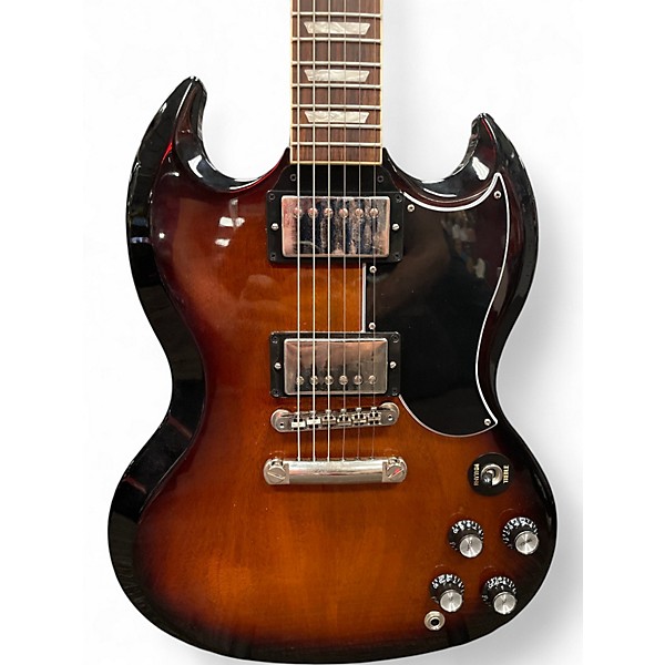 Used Gibson 1961 Reissue SG 2 Color Sunburst Solid Body Electric Guitar