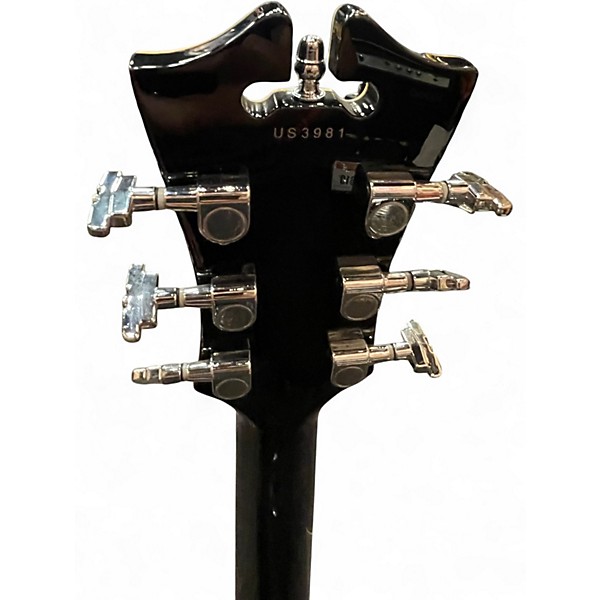 Used D'Angelico PSCBBSSS Black Hollow Body Electric Guitar
