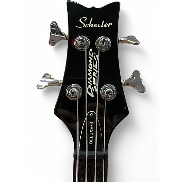 Used Schecter Guitar Research Diamond Series Deluxe-4 Black