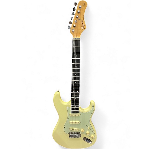 Used Tagima T635 Yellow Solid Body Electric Guitar
