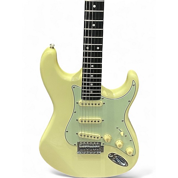 Used Tagima T635 Yellow Solid Body Electric Guitar