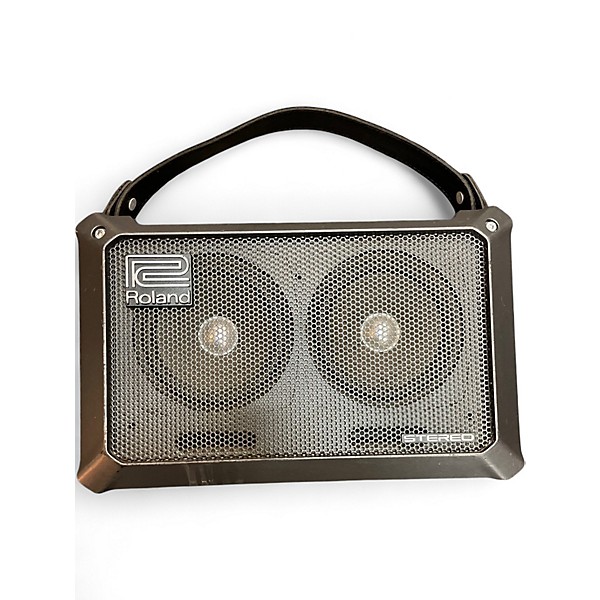 MOBILE CUBE Battery Powered Stereo Ampl… Roland MOBILE-CUBE Battery Powered Stereo Amplifier – Easy