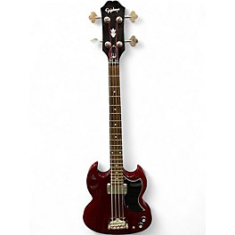 Used Epiphone SG Bass Cherry Electric Bass Guitar