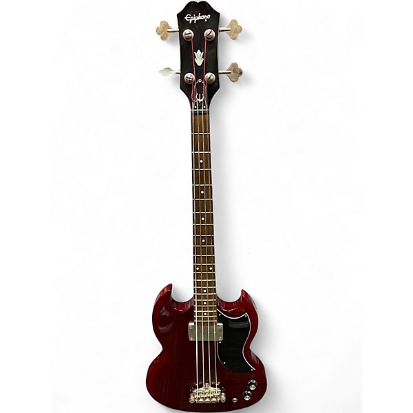 Used Epiphone SG Bass Cherry Electric Bass Guitar