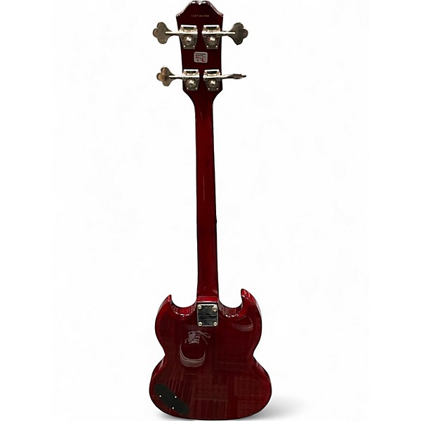 Used Epiphone SG Bass Cherry Electric Bass Guitar