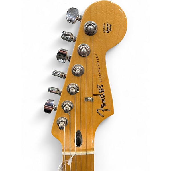 Used 2007 Fender Standard Stratocaster Black Solid Body Electric Guitar