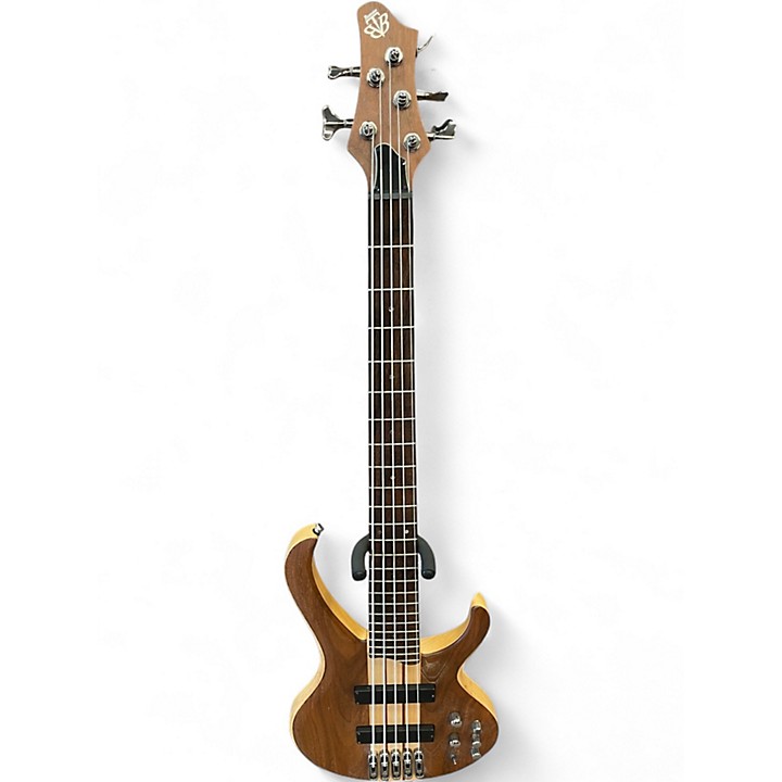 Used Ibanez BTB675 5 String Natural Flat Electric Bass Guitar