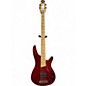 Used 1990s Brownsville Double Cutaway H  Red Electric Bass Guitar thumbnail