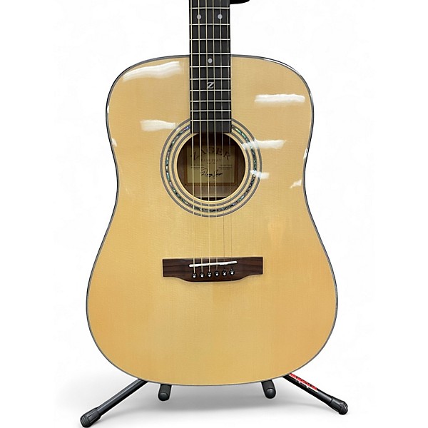 Used Zager ZAD-20E Natural Acoustic Electric Guitar