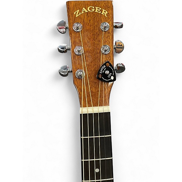 Used Zager ZAD-20E Natural Acoustic Electric Guitar