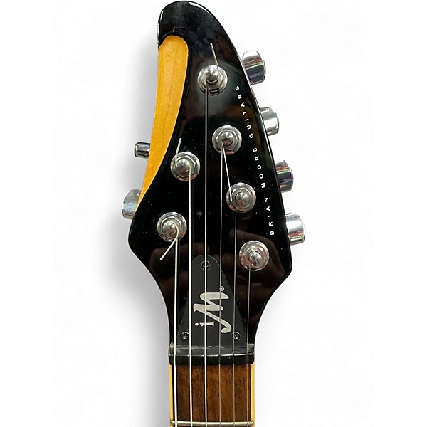 Used Brian Moore Guitars IM Trans Black Solid Body Electric Guitar