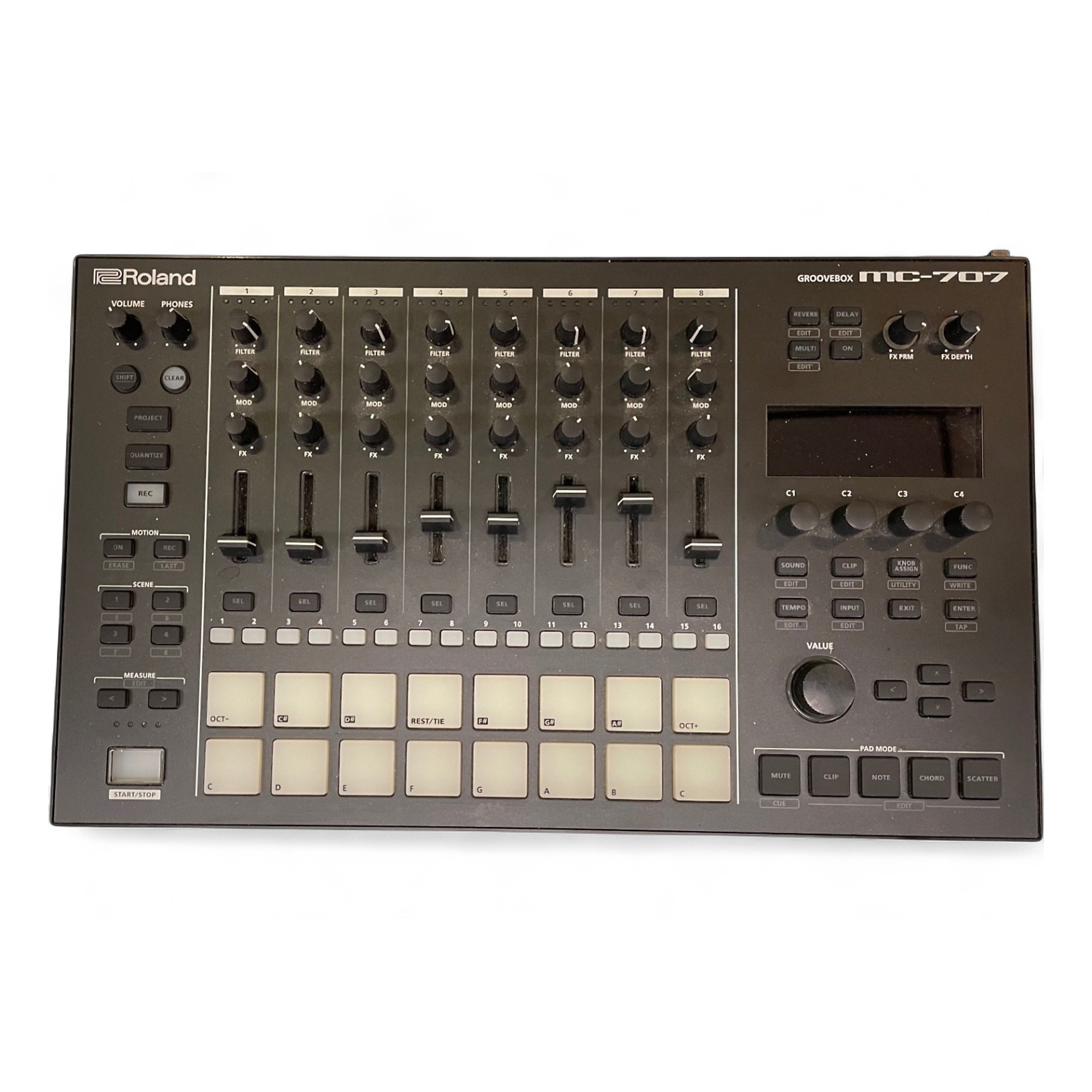 Used Roland MC-707 Groovebox Production Controller | Guitar
