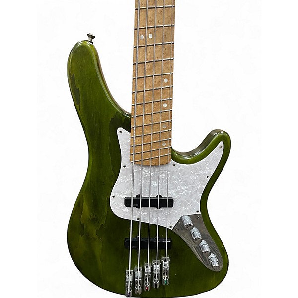Used Kiesel JB5M Moss green Electric Bass Guitar