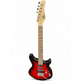 Used Rogue RA100RB Candy Red Burst Solid Body Electric Guitar