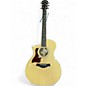 Used Taylor 414CE Left Handed Natural Acoustic Electric Guitar thumbnail