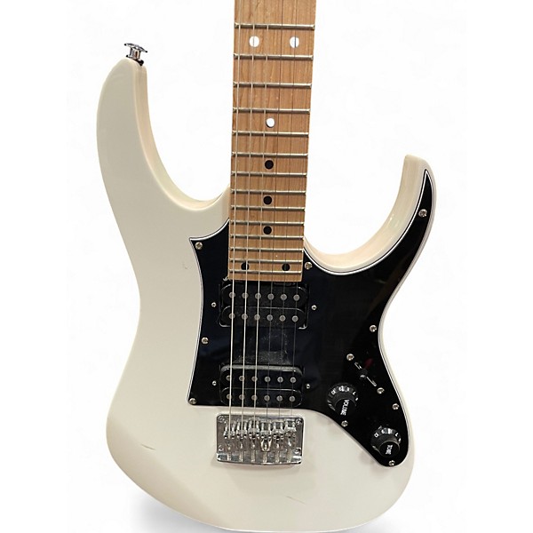 Used Ibanez GIO MIKRO GRGM21 White Solid Body Electric Guitar