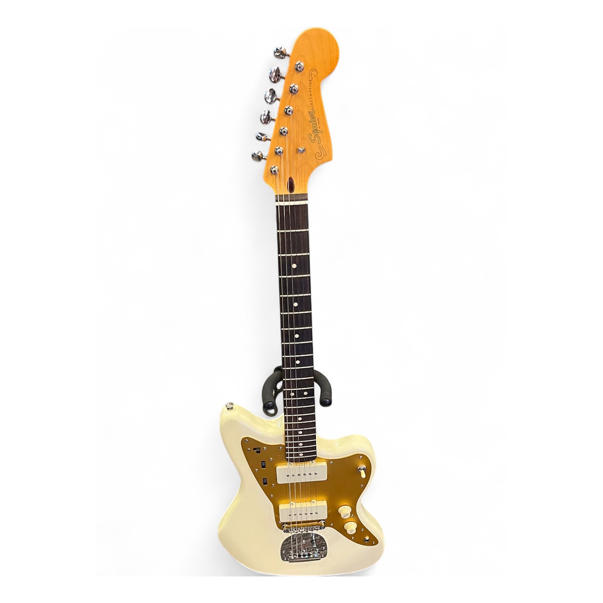 Used Squier J Mascis Jazzmaster off white Solid Body