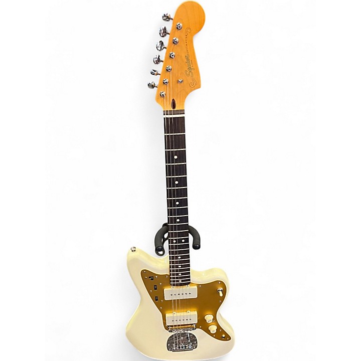 Used Squier J Mascis Jazzmaster off white Solid Body