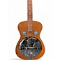 Used Dobro Hound Dog Deluxe Round Neck Natural Resonator Guitar