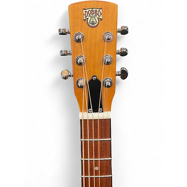 Used Dobro Hound Dog Deluxe Round Neck Natural Resonator Guitar