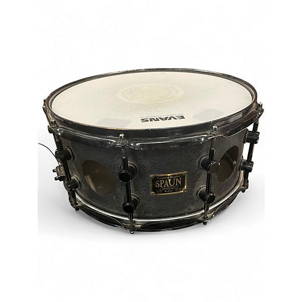 Used Spaun 14X6 Vented Black Drum