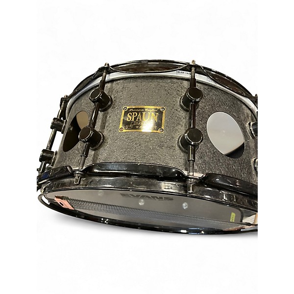 Used Spaun 14X6 Vented Black Drum
