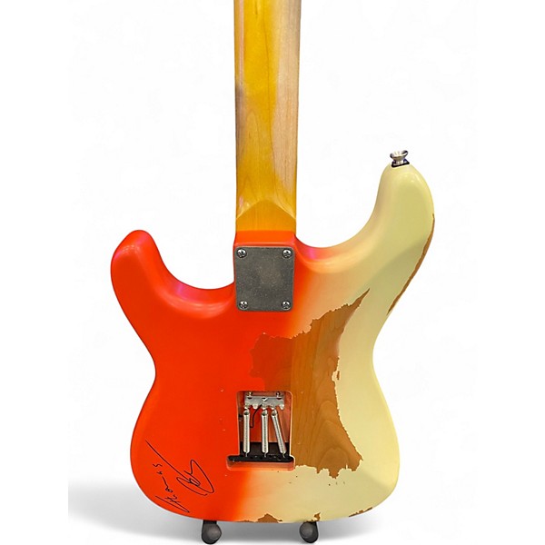 Used Vintage V6 THOMAS BLUG SIGNATURE SUMMER OF LOVE Solid Body Electric Guitar