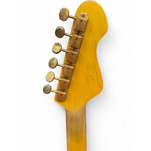 Used Vintage V6 THOMAS BLUG SIGNATURE SUMMER OF LOVE Solid Body Electric Guitar