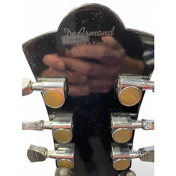 Used DeArmond X155 Black Hollow Body Electric Guitar