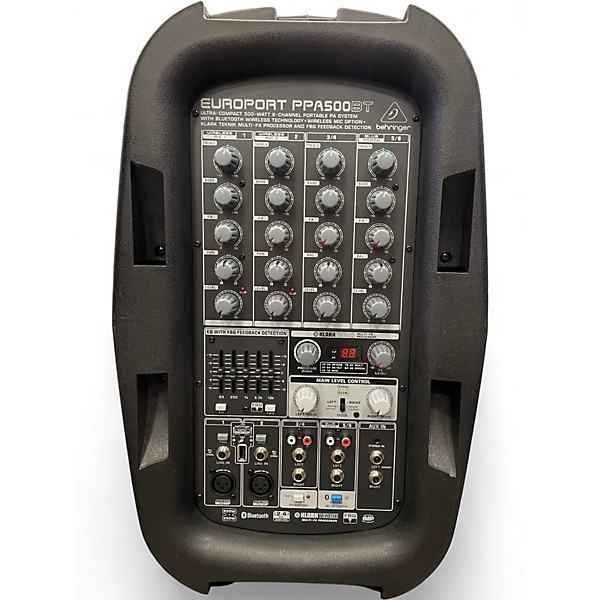 Used Behringer Europort PPA500BT 6-Channel Sound Package