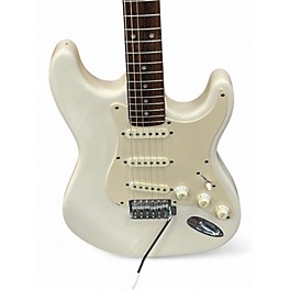 Used Squier Standard Stratocaster Olympic White Solid Body Electric Guitar