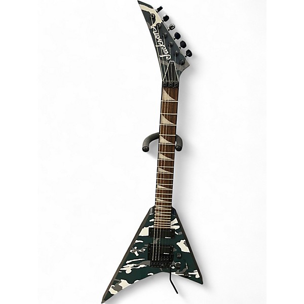 Used Jackson RHOADS RRX24 Camo Solid Body Electric Guitar