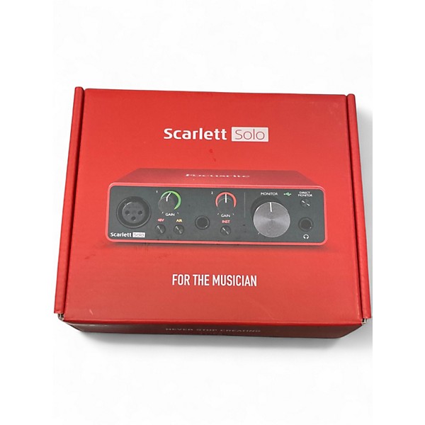 DTM・DAW Focusrite Scarlett Solo Gen3 Scarlett 3rd Gen | Focusrite Downloads